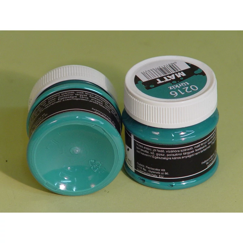 Matt akrilfesték 50ml türkiz