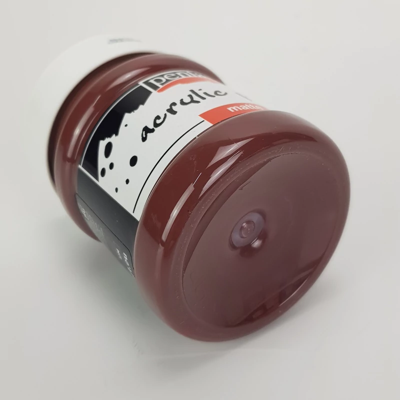 Matt akrilfesték 230ml sötétbarna