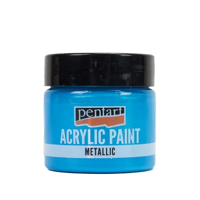 Metál akrilfesték 50ml világoskék