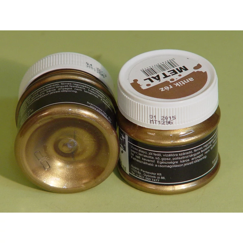 Metál akrilfesték - antik réz 50ml