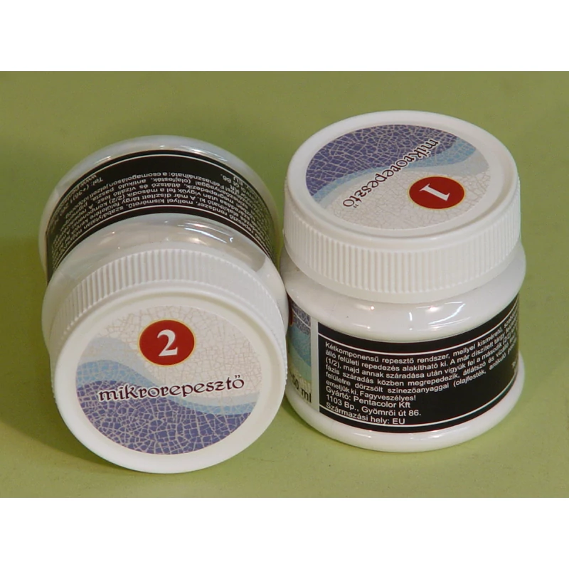 Kétkomponensű mikrorepesztőlakk 2*50ml