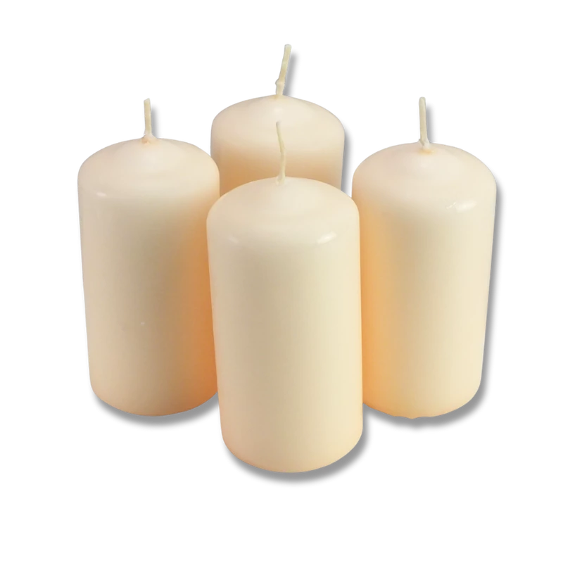 Gyertya adventi 50*100 mm KRÉM 4db/cs