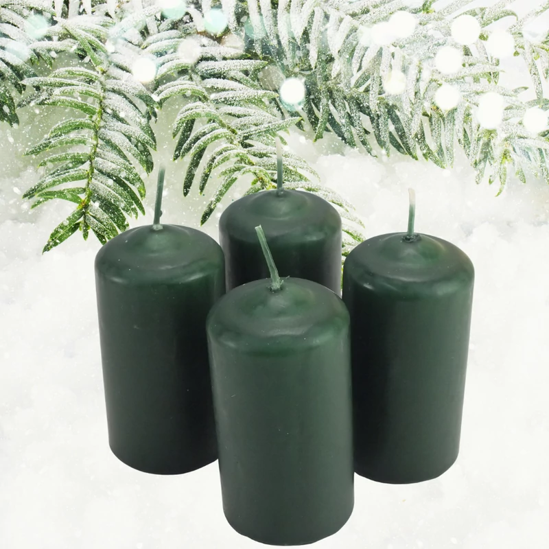 40-1429ZO Gyertya adventi 50*100 mm ZÖLD 4db/cs
