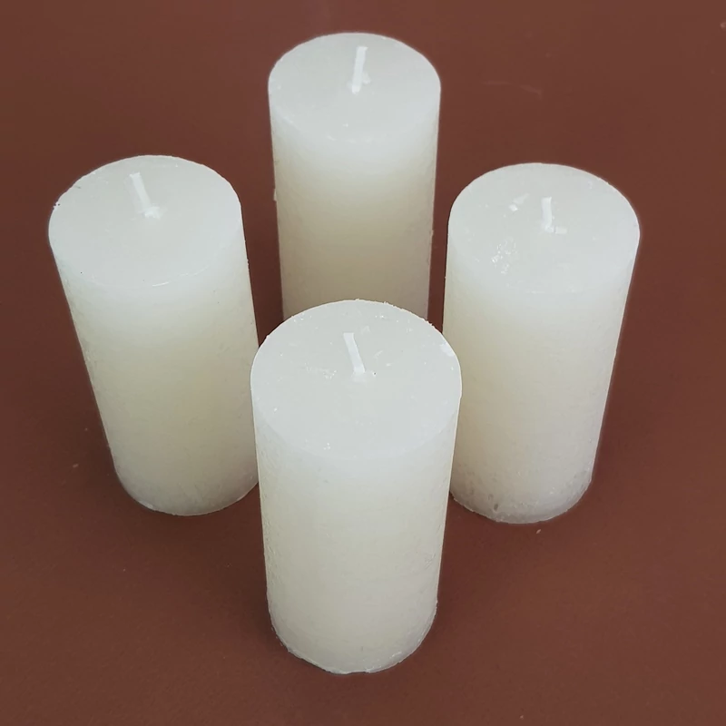 Gyertya henger 4,5x9,5cm 4db/cs - krém