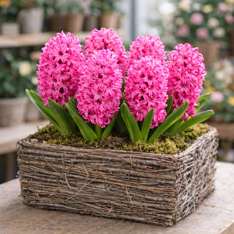 Fonott inda négyzet tál 20/#  24*24cm