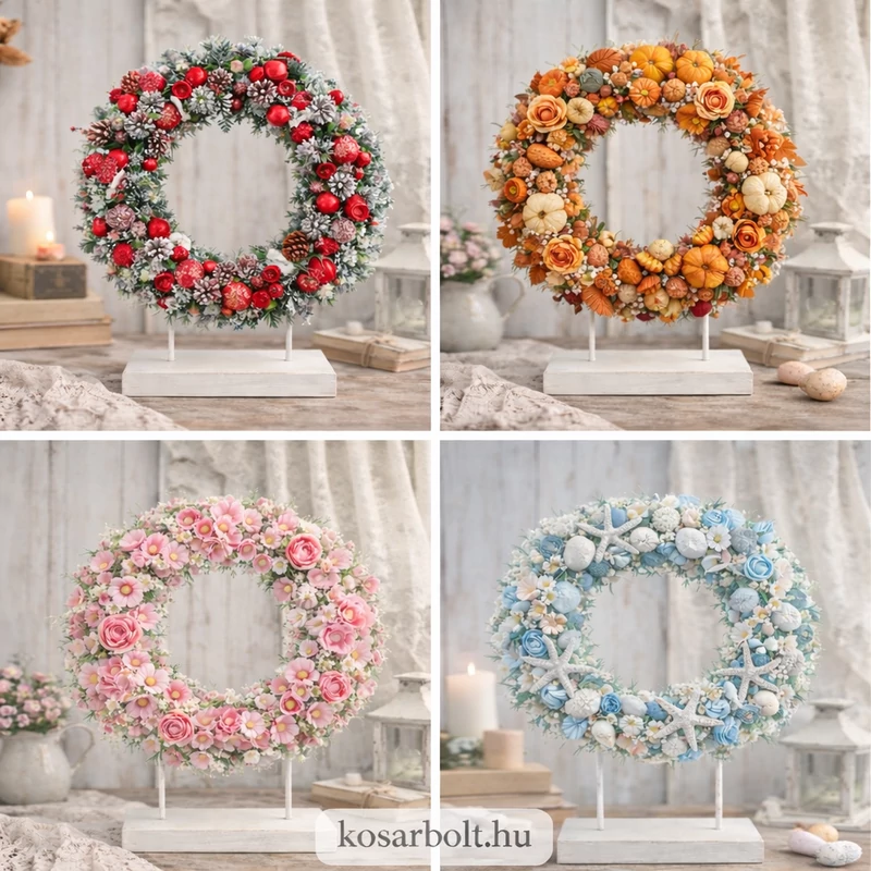 Fa talp kreatív dekorációkhoz 2-es fehér 20/#