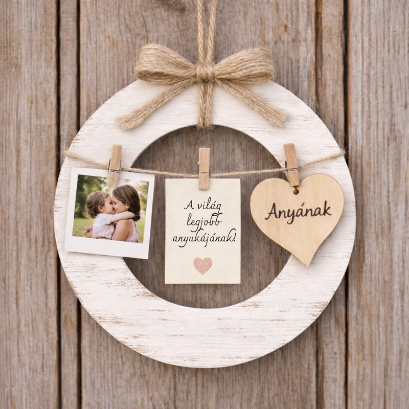 Natúr fa álomfogó karika 20cm 3db/csomag