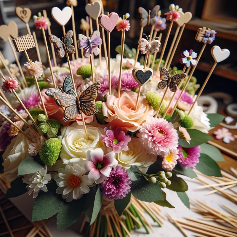 Hurkapálcika vintage fehér 0,5x35cm 45szál/csomag