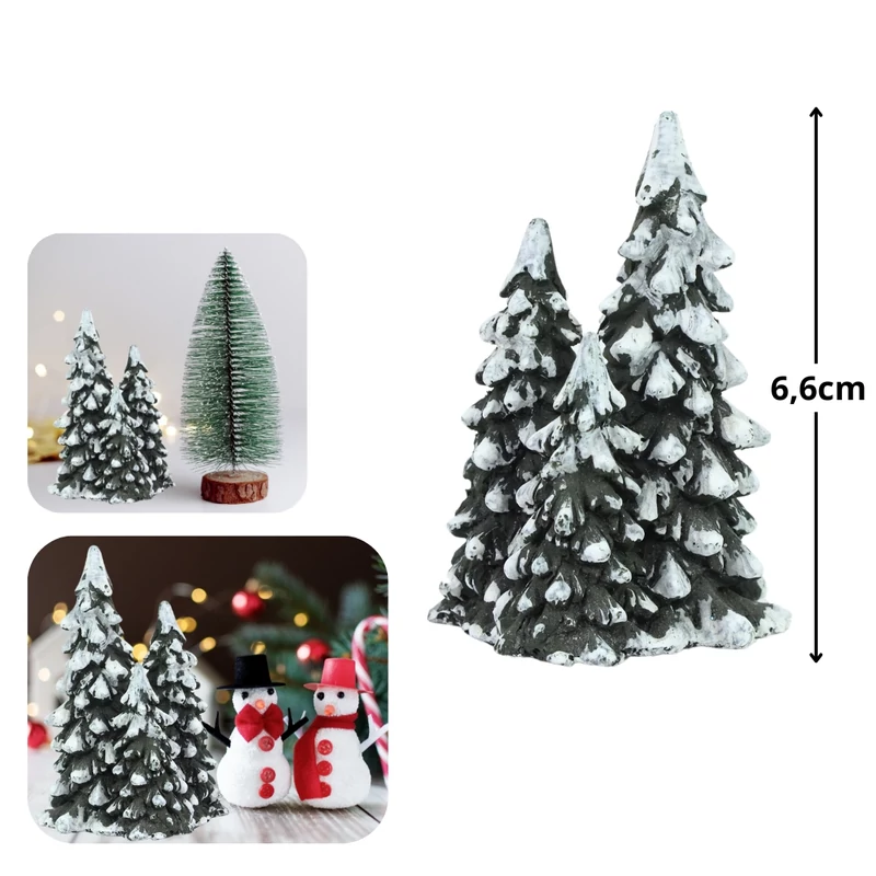 Mini fenyőfák 1db 6,3cm
