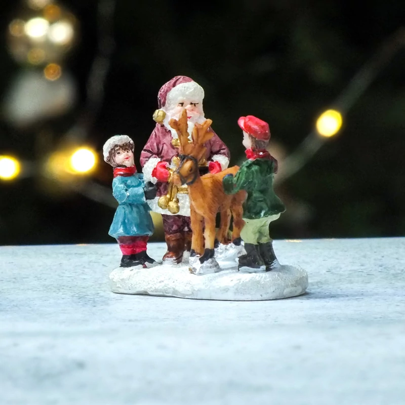 Karácsonyi figura jelenet 1db (3féle)