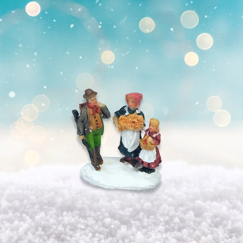 Karácsonyi figura jelenet 1db (3féle)