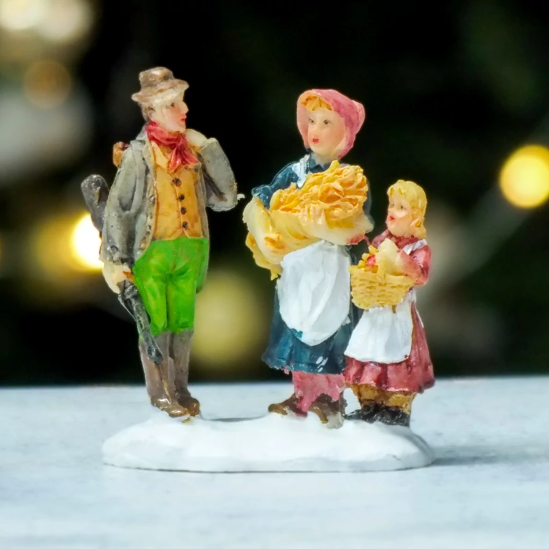 Karácsonyi figura jelenet 1db (3féle)