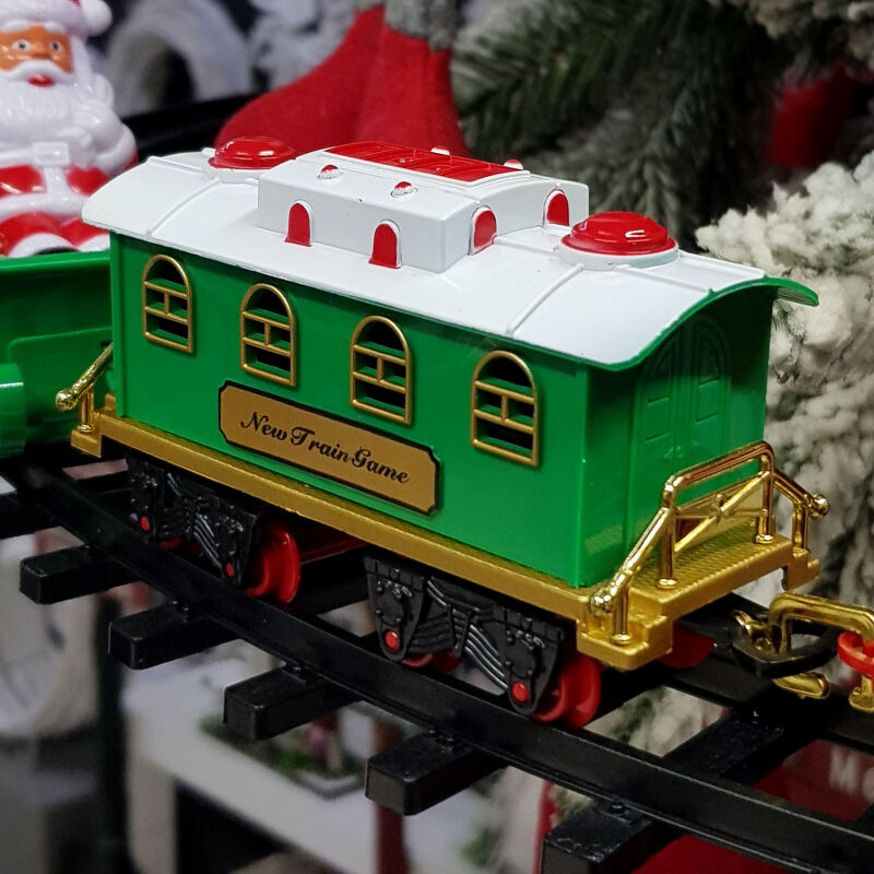Karácsonyi vonat fenyőfára szerelhető