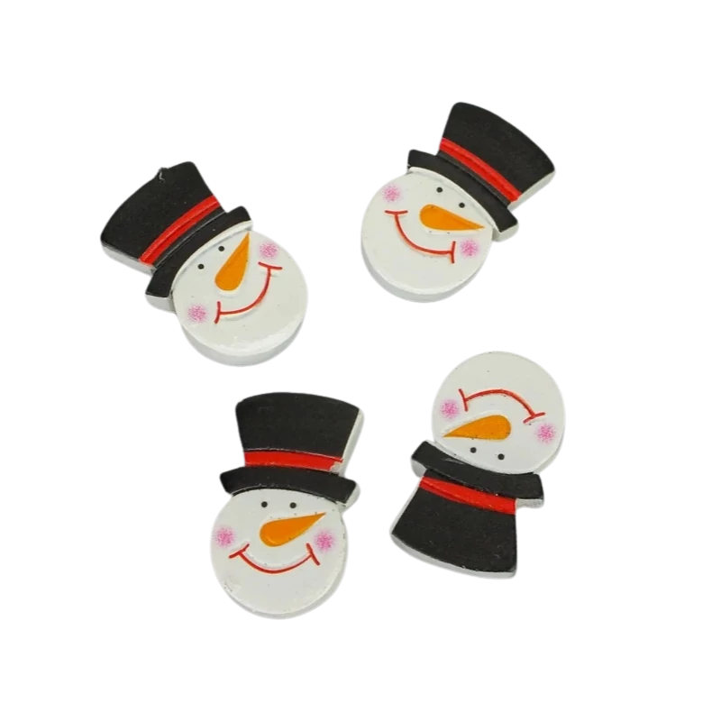 Cilinderes hóember fej öntapadós 4 db/csom