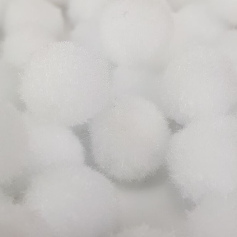 Fehér pompon 2,5cm 50db/csomag