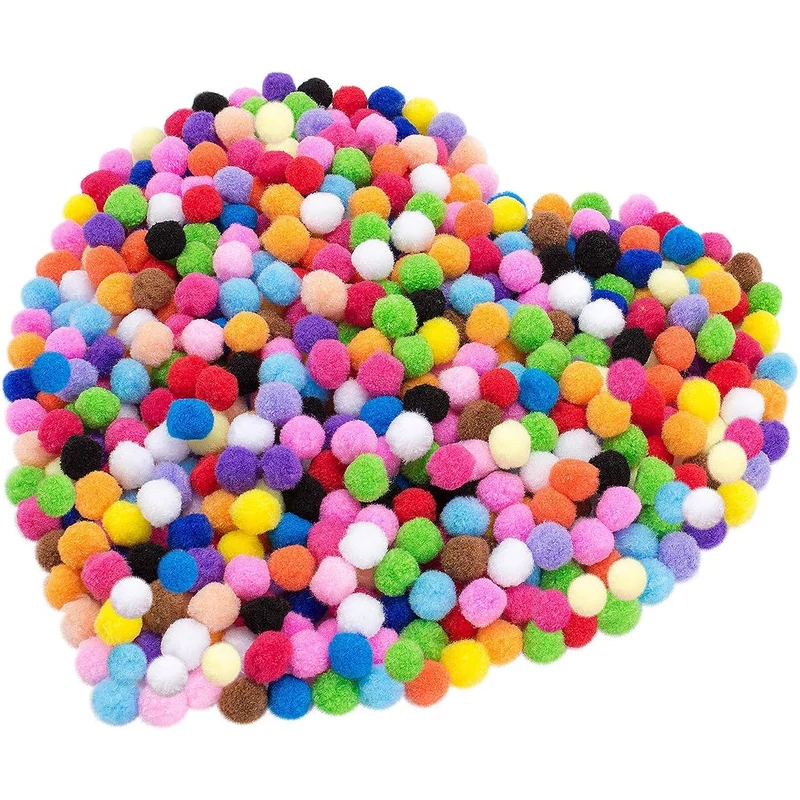 Zsenília pompon 1,5cm 100db/csomag - TÖBBFÉLE SZÍNBEN