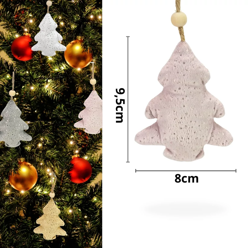 Textil akasztható fenyő 4 féle