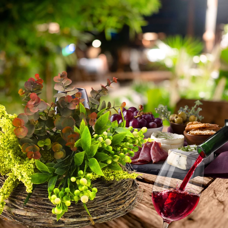  Fonott inda kerek tál 30cm 10/#