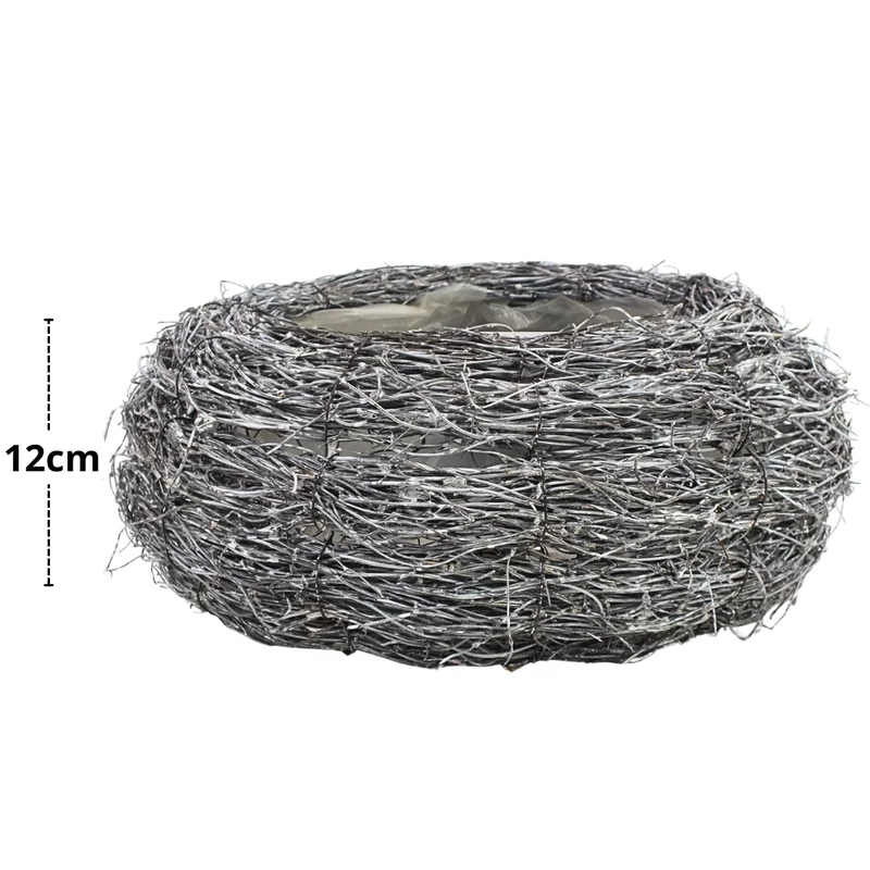  Indás szürke bélelt tál közepes 27cm 28/#