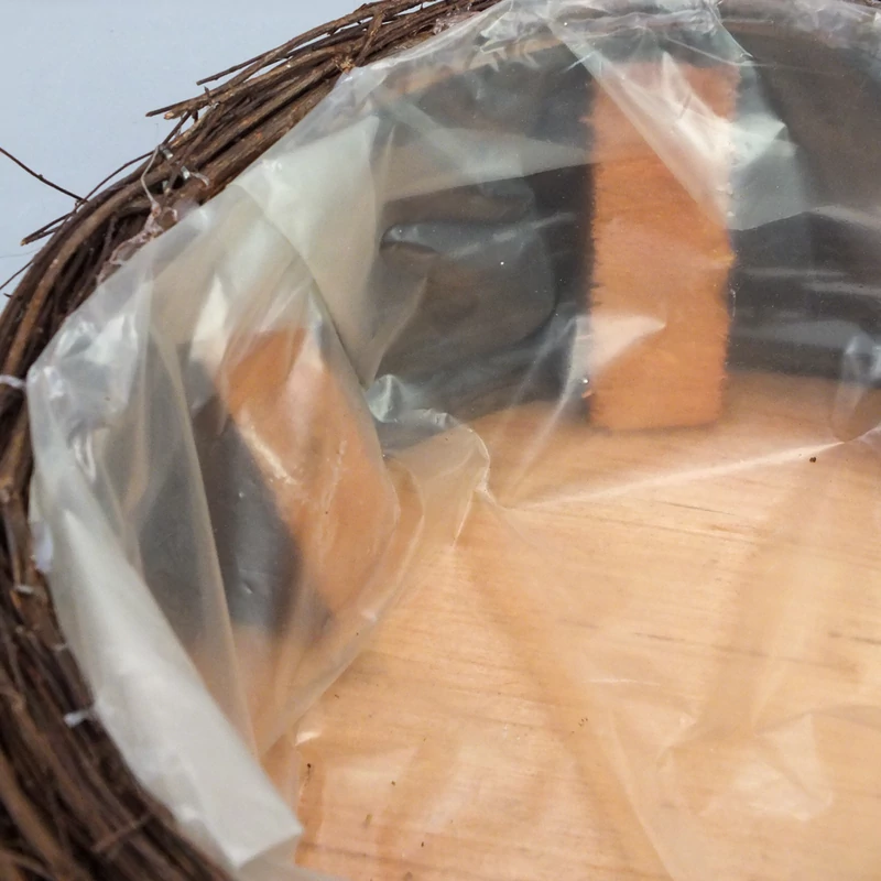 Fonott inda tál szett barna 2db/szett 36/#