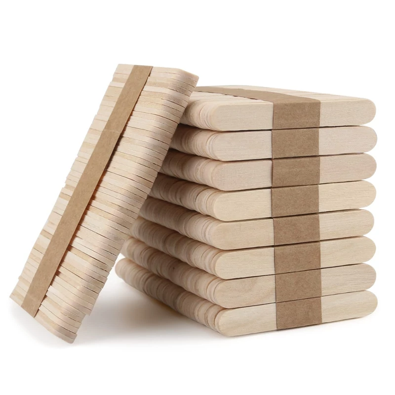Fa spatula - Nyalókapálcika nyárfából 15cm 50db/csomag