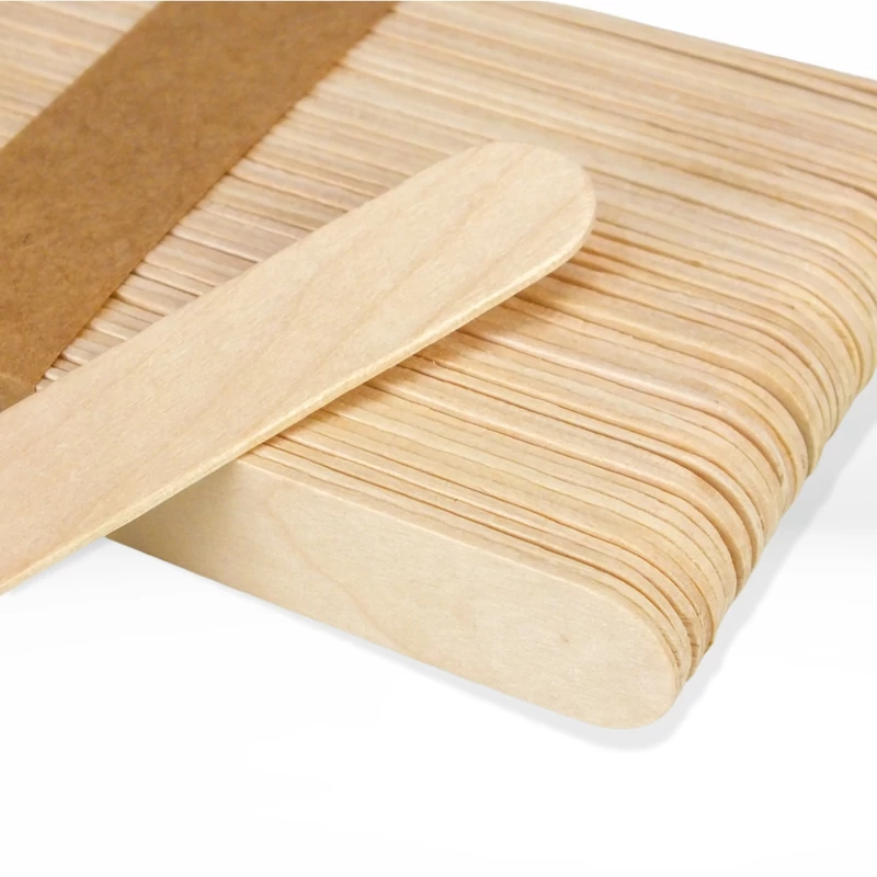 Fa spatula - Nyalókapálcika nyárfából 15cm 50db/csom