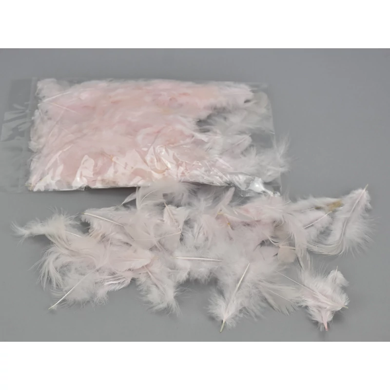 Madártoll rózsaszín 7-8cm 10g/csomag