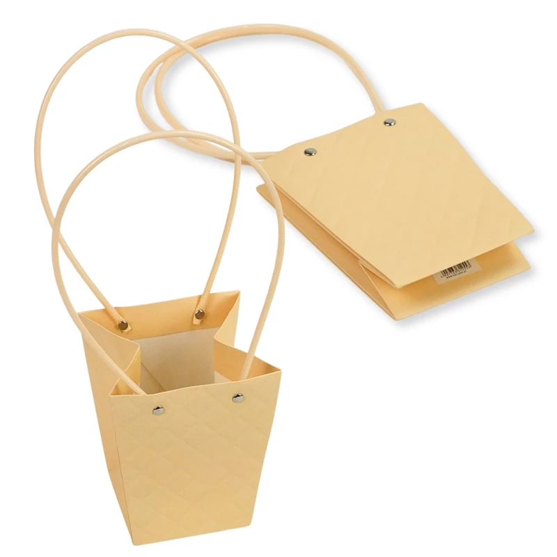 Impregnált mintás virágtasak - barack