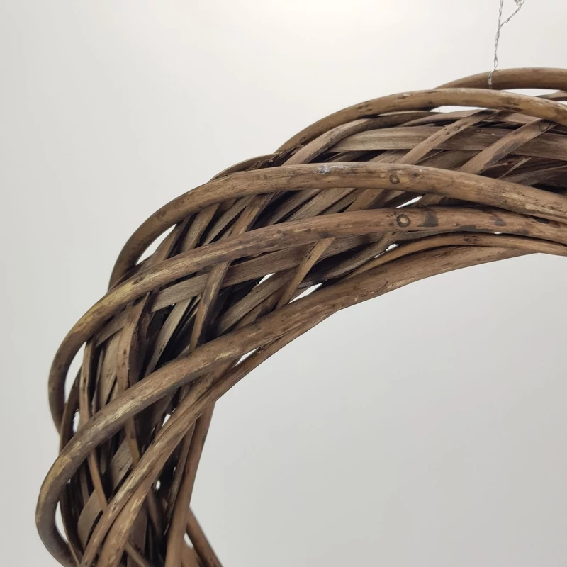 Vessző koszorú barna 35cm