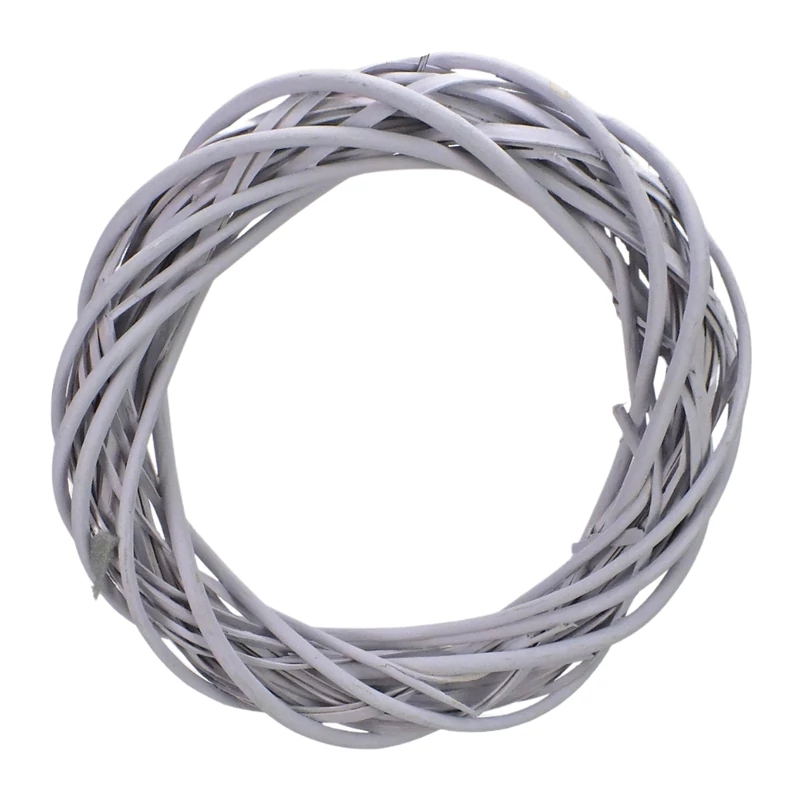 Vessző koszorú pasztell lila 30cm