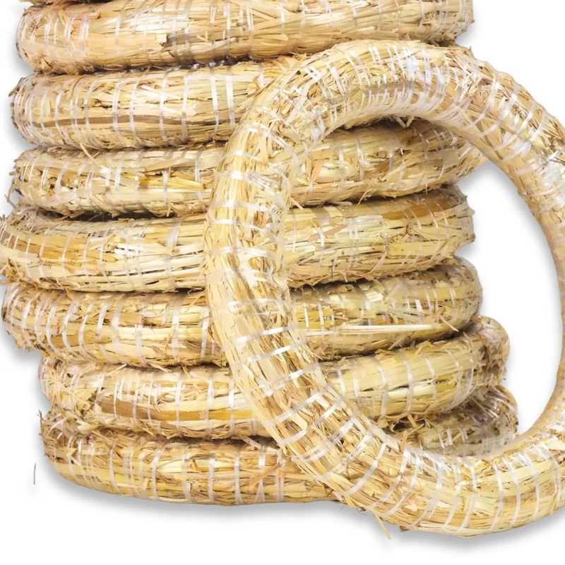 Koszorú alap szalma 20cm, vastagság 3 cm 15db/csom