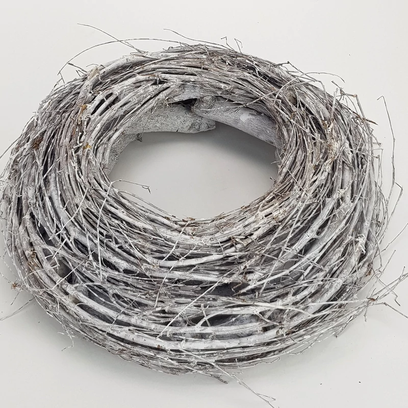 Fészek koszorú szürke 25cm