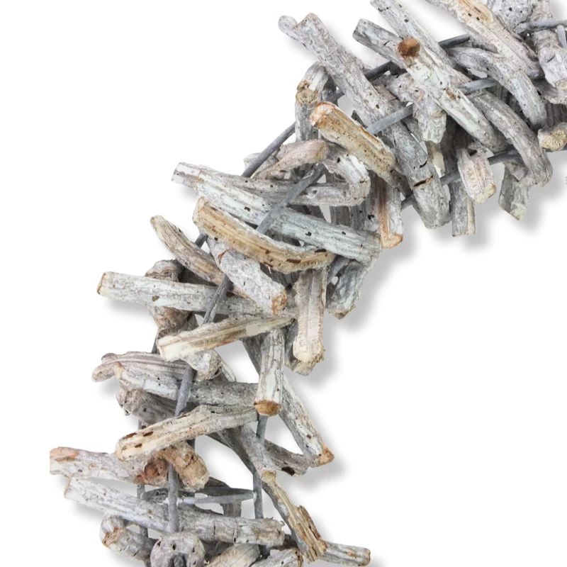 Tövises koszorú szürke 30cm 8/#