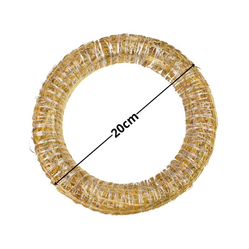 Koszorúalap szalma 20cm 10db/csom