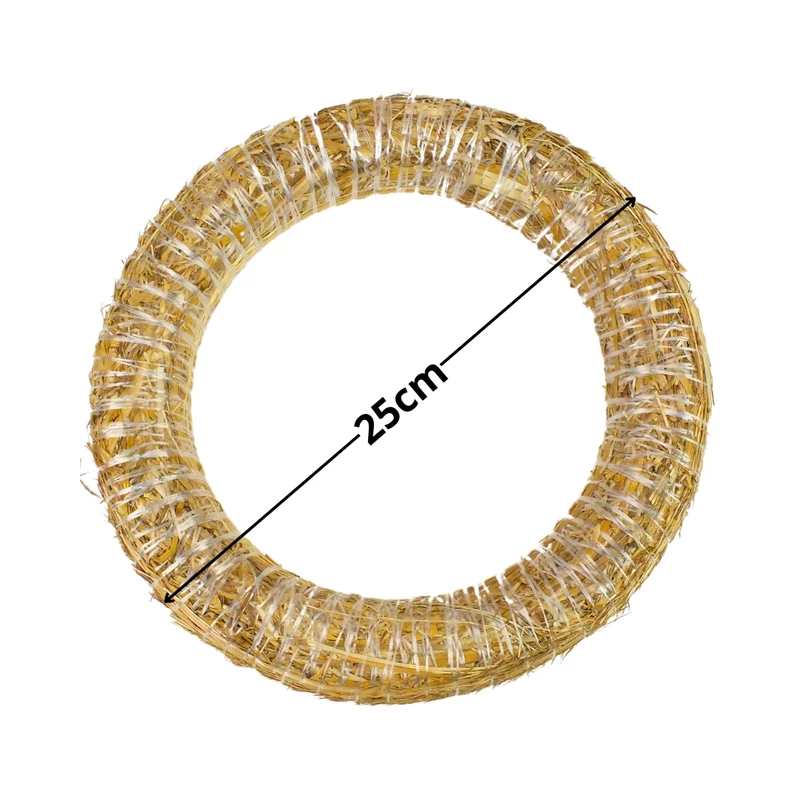Koszorúalap szalma 25cm 10db/csom