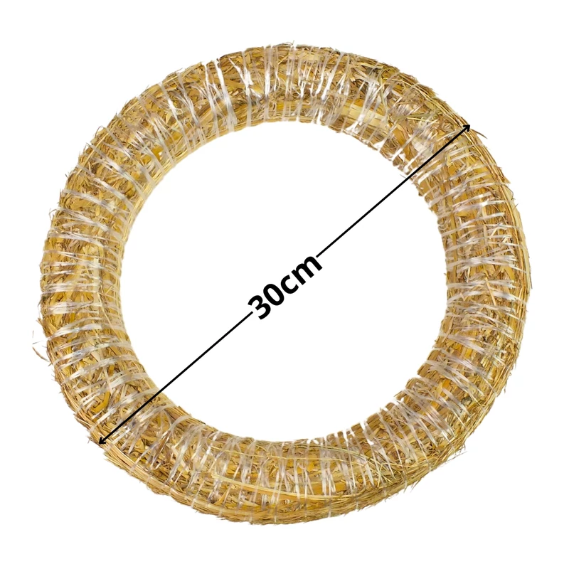 Koszorúalap szalma 30cm 10db/csom