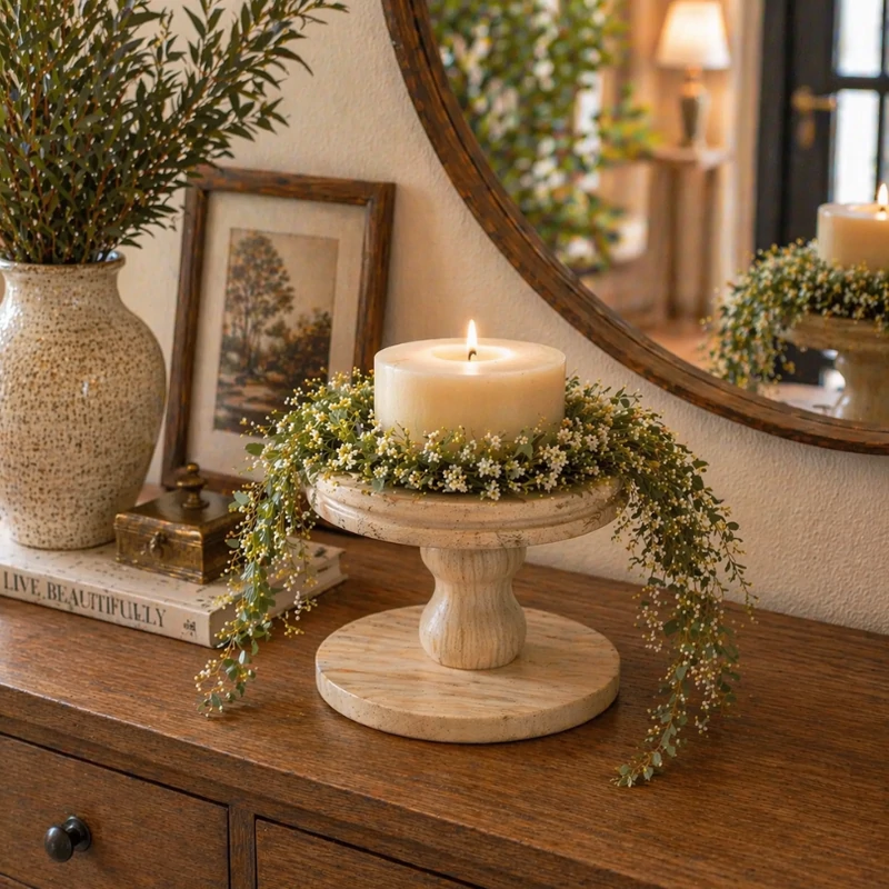 Natúr fa gyertyatartó Rembrandt 11,3cm