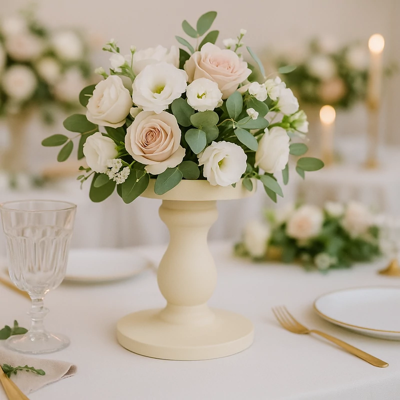 Natúr fa gyertyatartó Dali 12cm