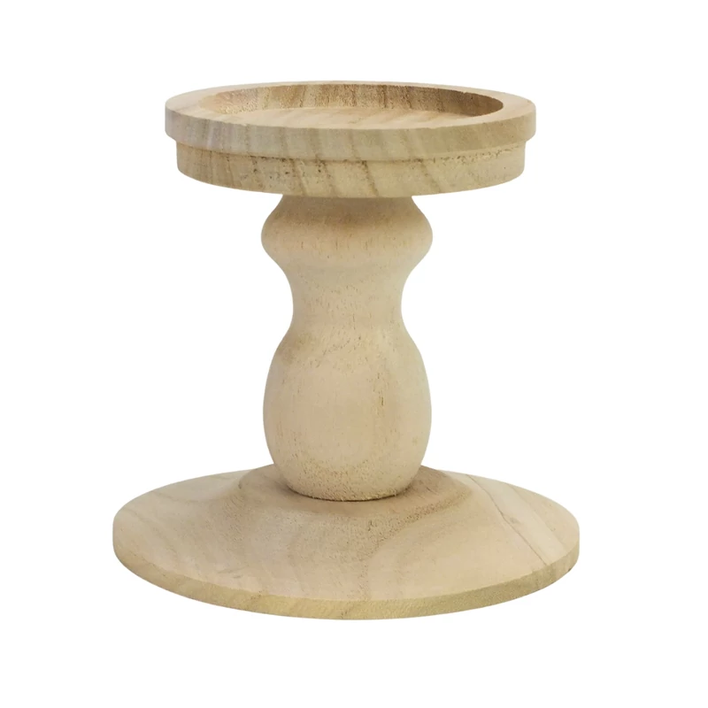 Natúr fa gyertyatartó Dali 12cm