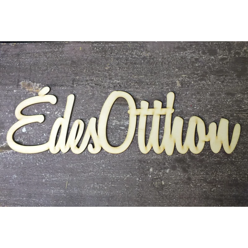 Fa Édes otthon felirat 31,5cm