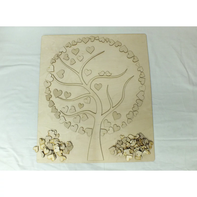 Natúr fa - Szerelemfa + sablon 65x74,5cm