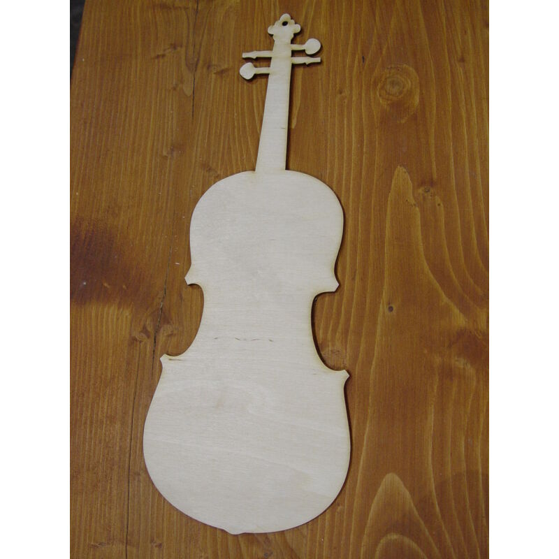 Natúr fa - Hegedű 20cm