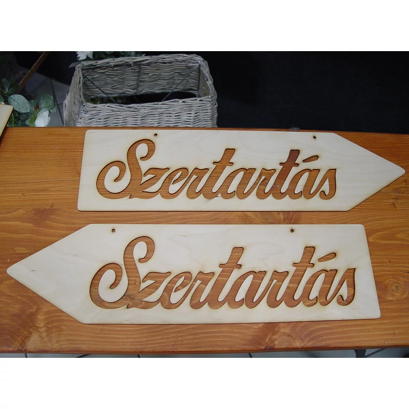 Natúr fa - "Szertartás" irányítótábla bal 50cm