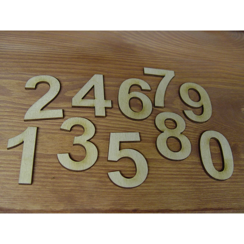 Natúr fa - Számok 0-9-ig 