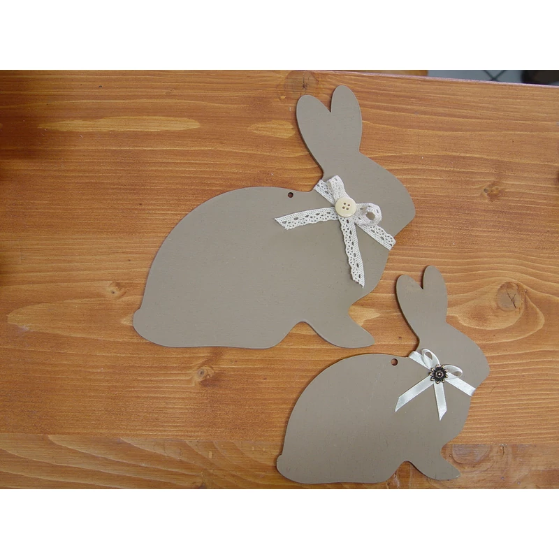 Natúr fa - Nyúl ülő lyuk nélkül 15cm