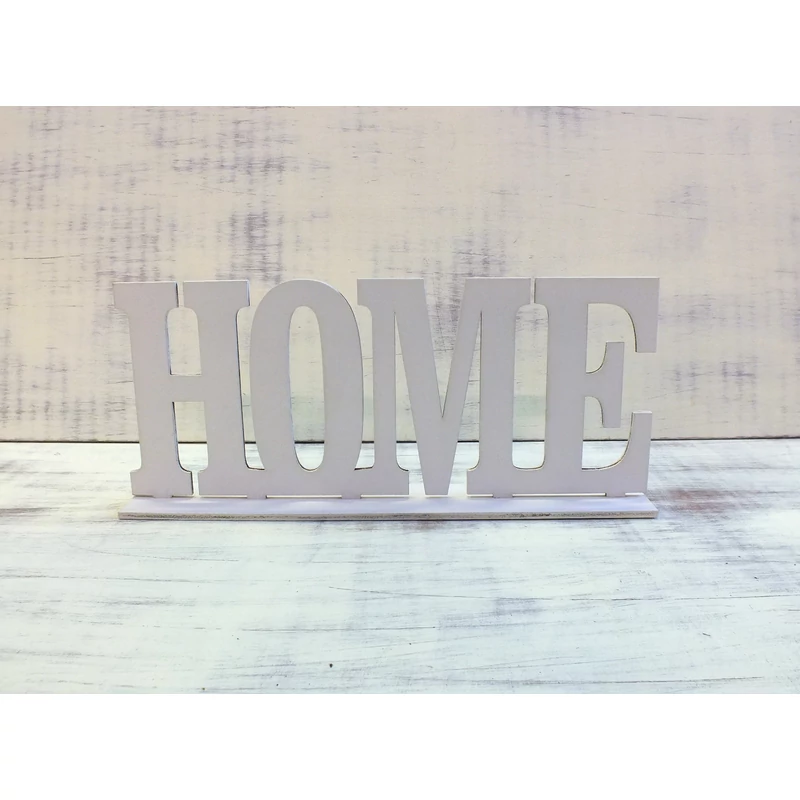 Home felirat talppal fehér 25cm