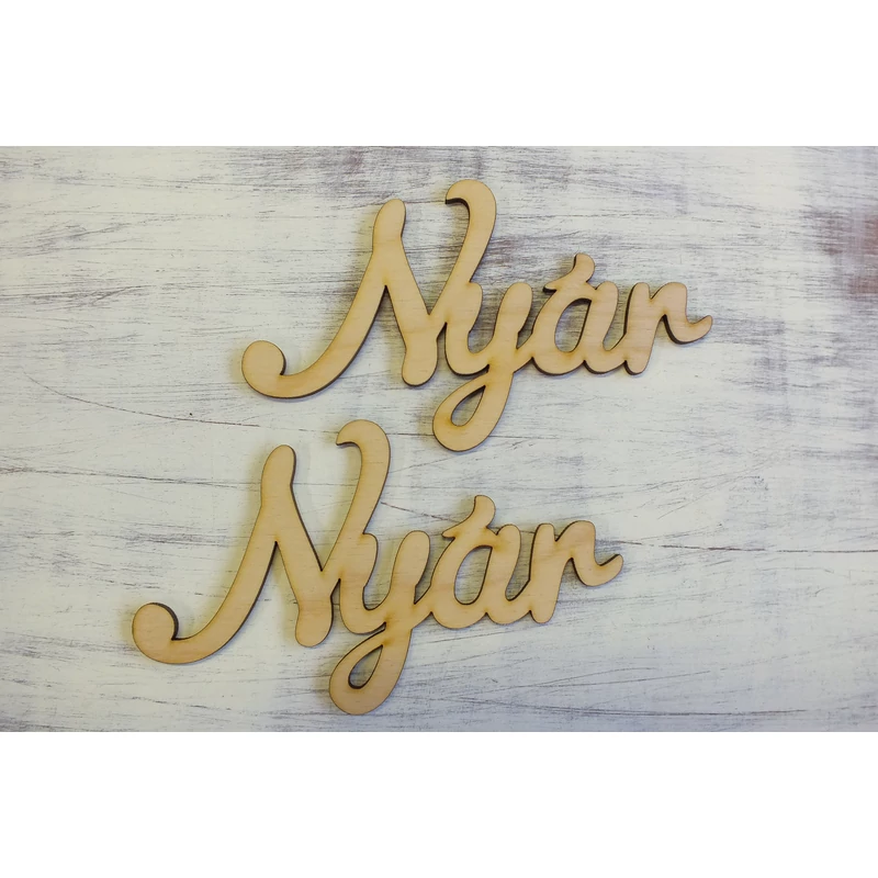 Natúr fa - Nyár felirat 2db/csomag