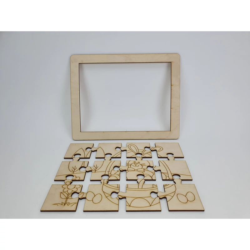 Natúr fa - Puzzle nyuszis