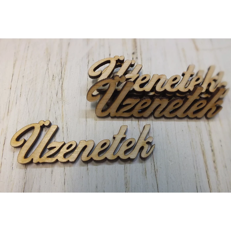 Üzenetek felirat 7,5cm 