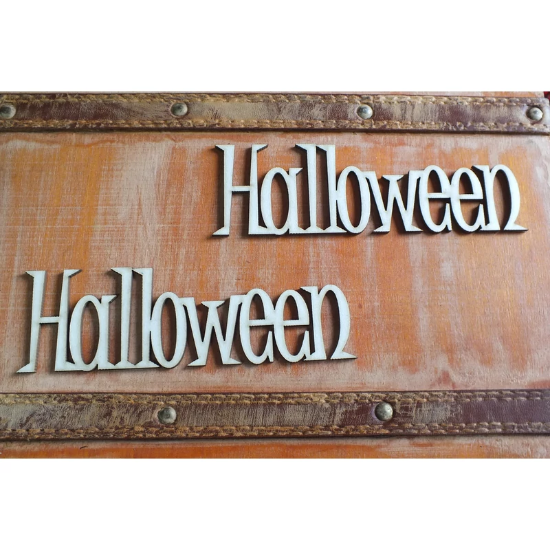 "Halloween" felirat nyomtatott 2db/csomag
